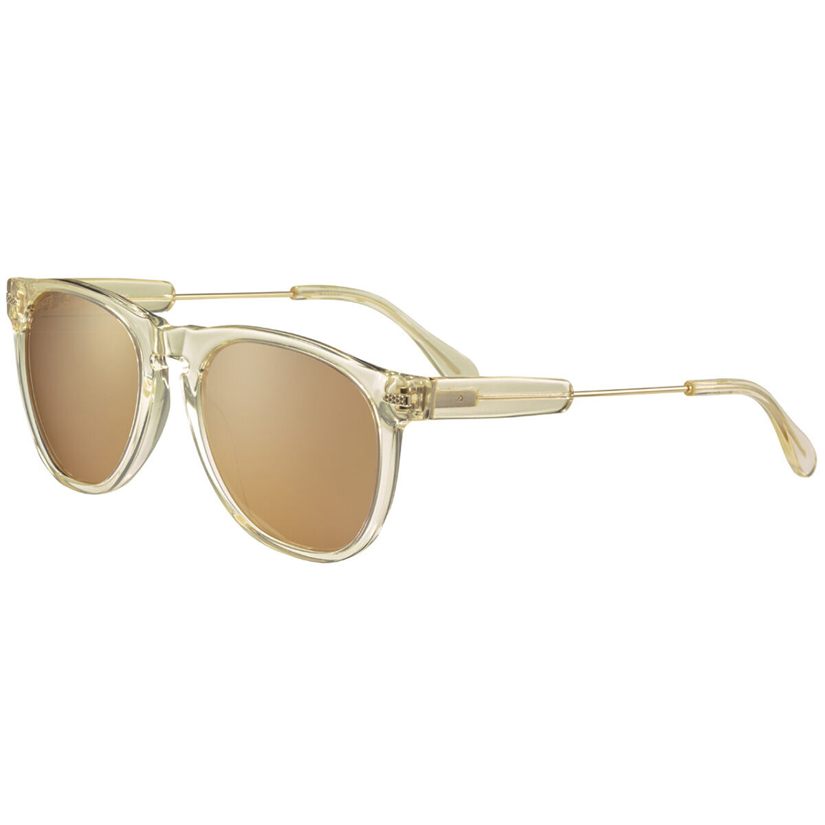 AMBOY, Crystal Champagne Acetate with Shiny Light Gold Metal-Mineral Polarized Drivers Gold Cat 3 to 3, hi-res image number null